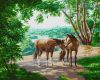 Painting by numbers - On a walk ©Sergey Lobach