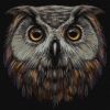 Painting by numbers - Bird of wisdom