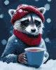 Malen nach Zahlen - Winterkaffee ©Neag Mircea Marius