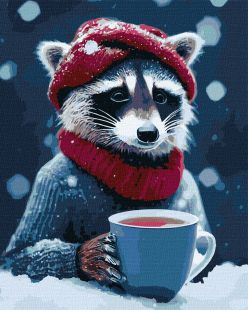 Malen nach Zahlen - Winterkaffee ©Neag Mircea Marius