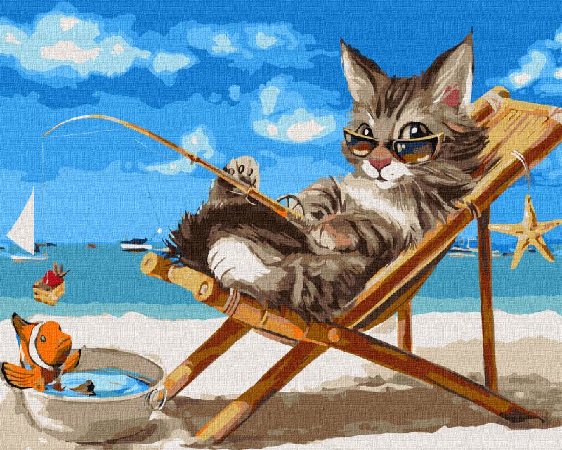 Painting by numbers - Sophisticated fishing