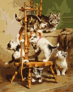 Malen nach Zahlen - Fröhlicher Spaß ©Carl Reichert