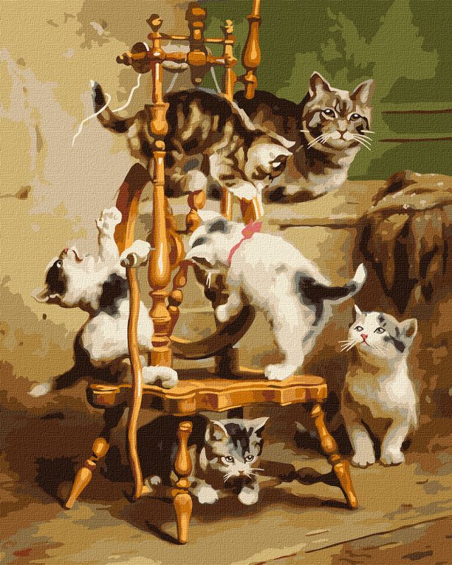 Malen nach Zahlen - Fröhlicher Spaß ©Carl Reichert