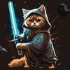 Painting by numbers - Warrior cat ©pravda.dmtr
