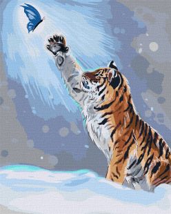 Malen nach Zahlen - Tigerbaby's Spaß ©khutorna_art