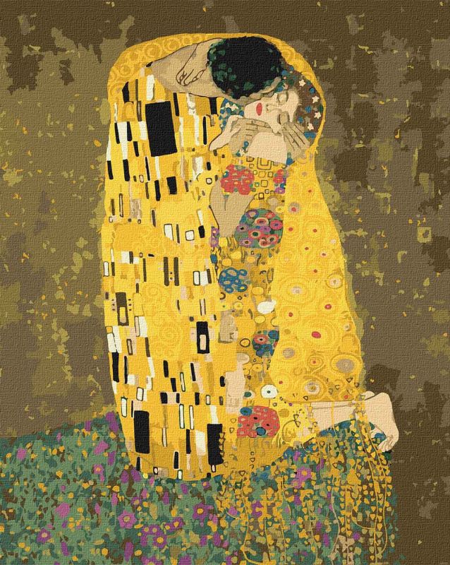 Malen nach Zahlen - Der Kuss 2. Gustav Klimt