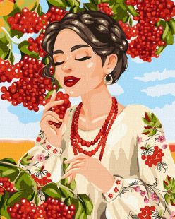 Malen nach Zahlen - Roter Viburnum ©krizhanskaya