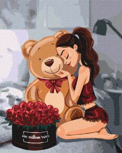 Malen nach Zahlen - Eine Million Rosen
