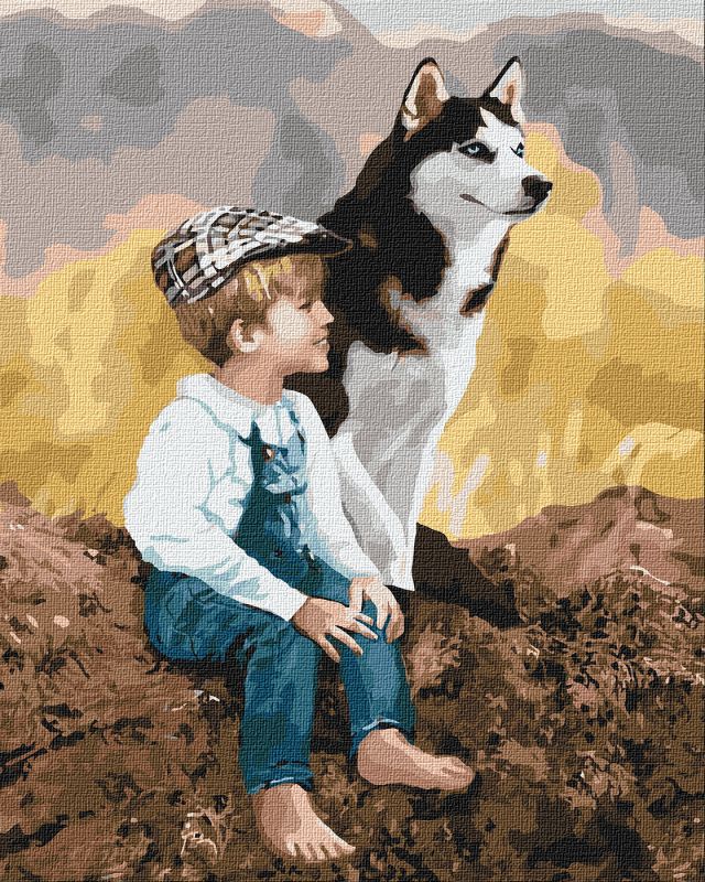 Malen nach Zahlen - Wahre Freunde