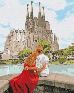 Malen nach Zahlen - Romantisches Spanien