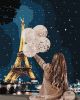 Painting by numbers - An unforgettable evening in Paris 
