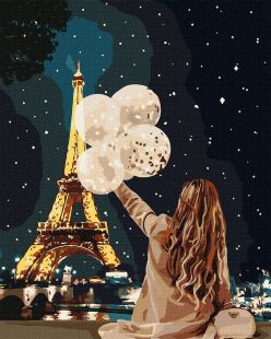 Malen nach Zahlen - Ein unvergesslicher Abend in Paris