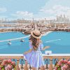 Painting by numbers - Admiring the views 