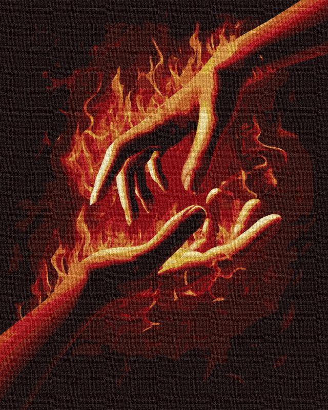 Painting by numbers - Fire between us 1 
