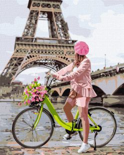 Malen nach Zahlen - Spaziergang in Paris