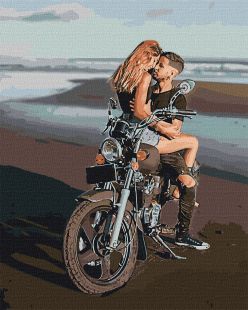Malen nach Zahlen - Liebe am Ufer