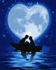 Painting by numbers - A kiss under the moon