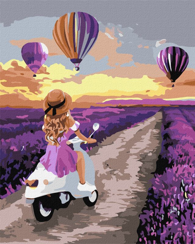 Painting by numbers - A walk through Provence