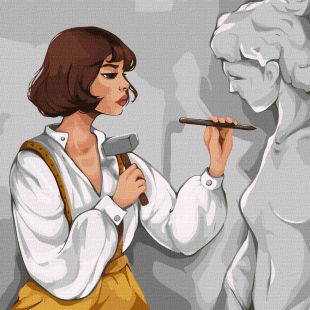 Malen nach Zahlen - Kreative Natur ©lien_illustration