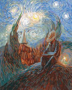 Malen nach Zahlen - Ukrainische sternenklare Nacht ©Oleg Shuplyak