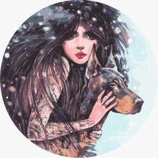 Malen nach Zahlen - Wilder Wille ©lesya_nedzelska_art