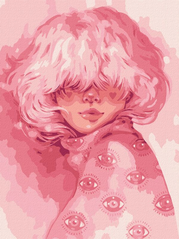 Malen nach Zahlen - Meine rosa Träume ©lesya_nedzelska_art