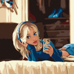 Malen nach Zahlen - Lieblings-Selfie ©raretempter