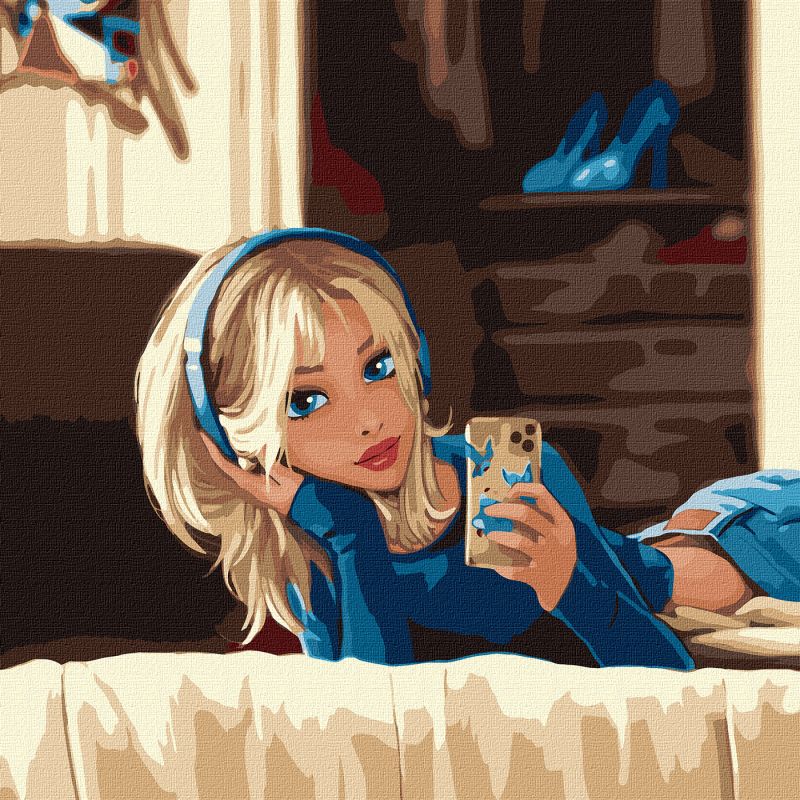 Malen nach Zahlen - Lieblings-Selfie ©raretempter