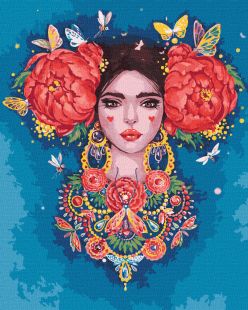 Malen nach Zahlen - Magische Schönheit ©lesya_nedzelska_art