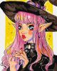 Malen nach Zahlen - Hexe ©nila_art_art