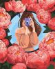 Malen nach Zahlen - Blumen-Selfie ©Kira Corporal