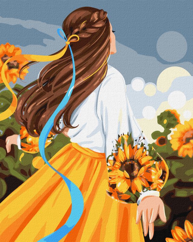 Painting by numbers - My blooming Ukraine ©krizhanskaya