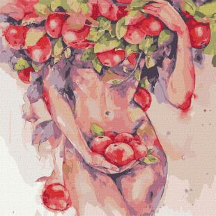 Malen nach Zahlen - Apple Versuchung ©lesya_nedzelska_art