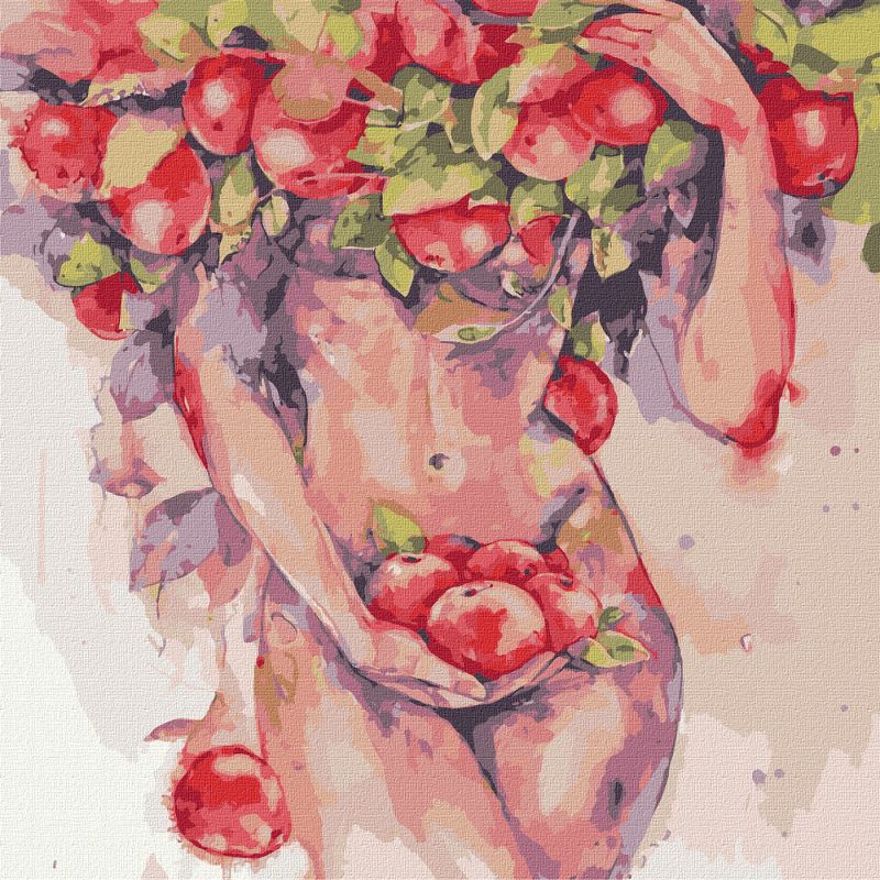 Painting by numbers - Apple temptation ©lesya_nedzelska_art