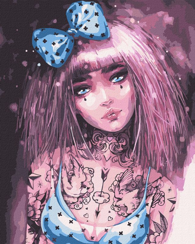 Painting by numbers - Bottomless eyes ©lesya_nedzelska_art
