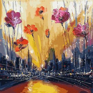 Malen nach Zahlen - Mohnblumen über der Metropole ©Igor Sokolsky