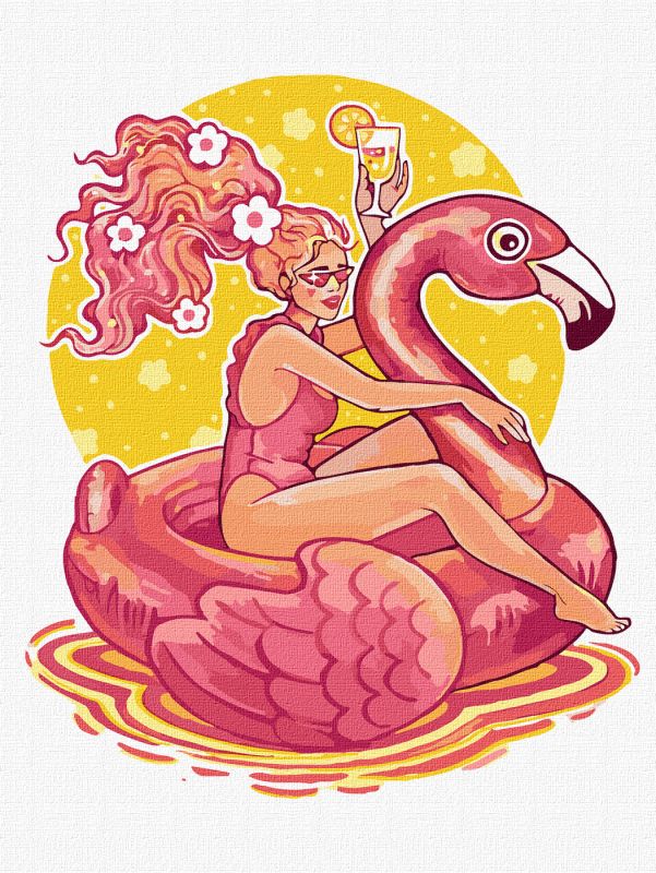Malen nach Zahlen - Sommerruhe ©lesya_nedzelska_art