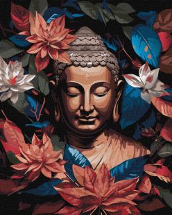 Malen nach Zahlen - Bronze Buddha mit metallischen Farben Extra ©art_selena_ua
