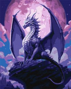 Malen nach Zahlen - Majestätischer Drache ©art_selena_ua