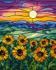 Malen nach Zahlen - Ein Feld voller Sonnenblumen ©art_selena_ua