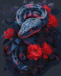 Malen nach Zahlen - Eine gefährliche Rose ©art_selena_ua