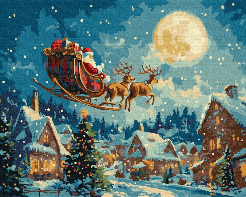 Painting by numbers - A Christmas tale ©art_selena_ua