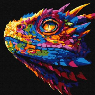 Malen nach Zahlen - Leuchtender Drache ©art_selena_ua