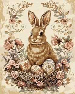 Malen nach Zahlen - Osterhase 2 ©art_selena_ua