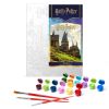 Malen nach Zahlen - Harry Potter: Hogwarts-Landschaft mit metallischen Farben ©Warner Bros.