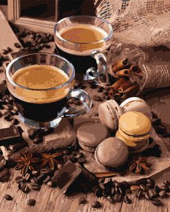 Malen nach Zahlen - Aroma von Kaffee