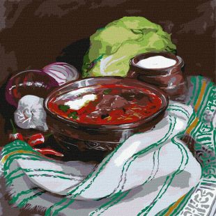Malen nach Zahlen - Mittagessen bei Oma ©ksy_bersan