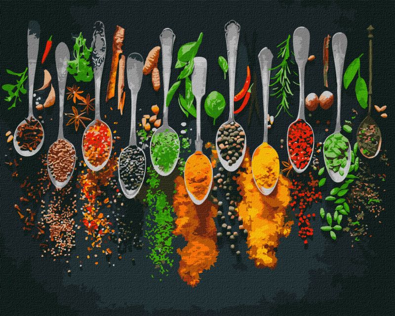 Painting by numbers - Spices of the world