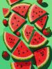 Malen nach Zahlen - Appetitlicher Wassermelone ©art_selena_ua