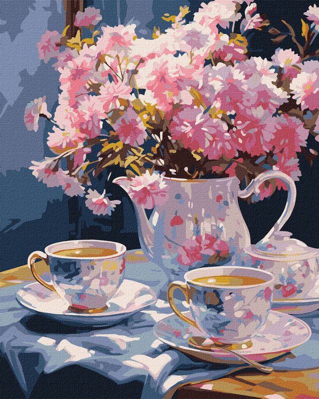 Painting by numbers - Exquisite tea party ©art_selena_ua